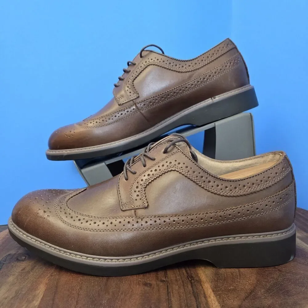 G.H. Bass & Co Classic Windsor Wingtip Brogue Oxford Men's 10.5 Brown Heritage